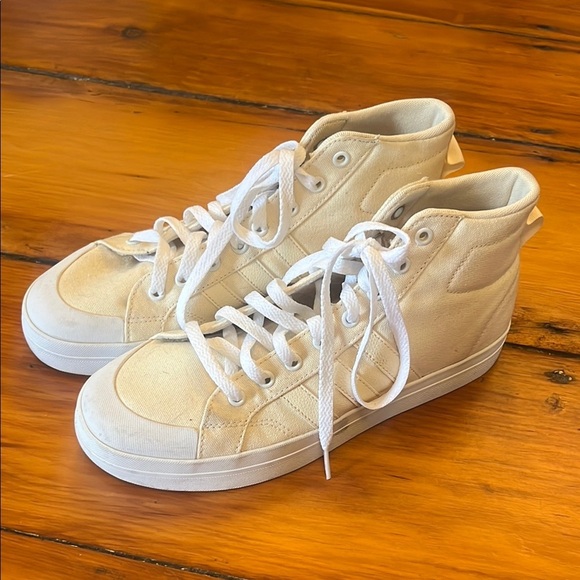 adidas Shoes - Adidas High-Top Canvas Sneakers